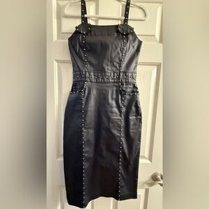 Karen Millen Coated Denim Midi Dress – Size US 6